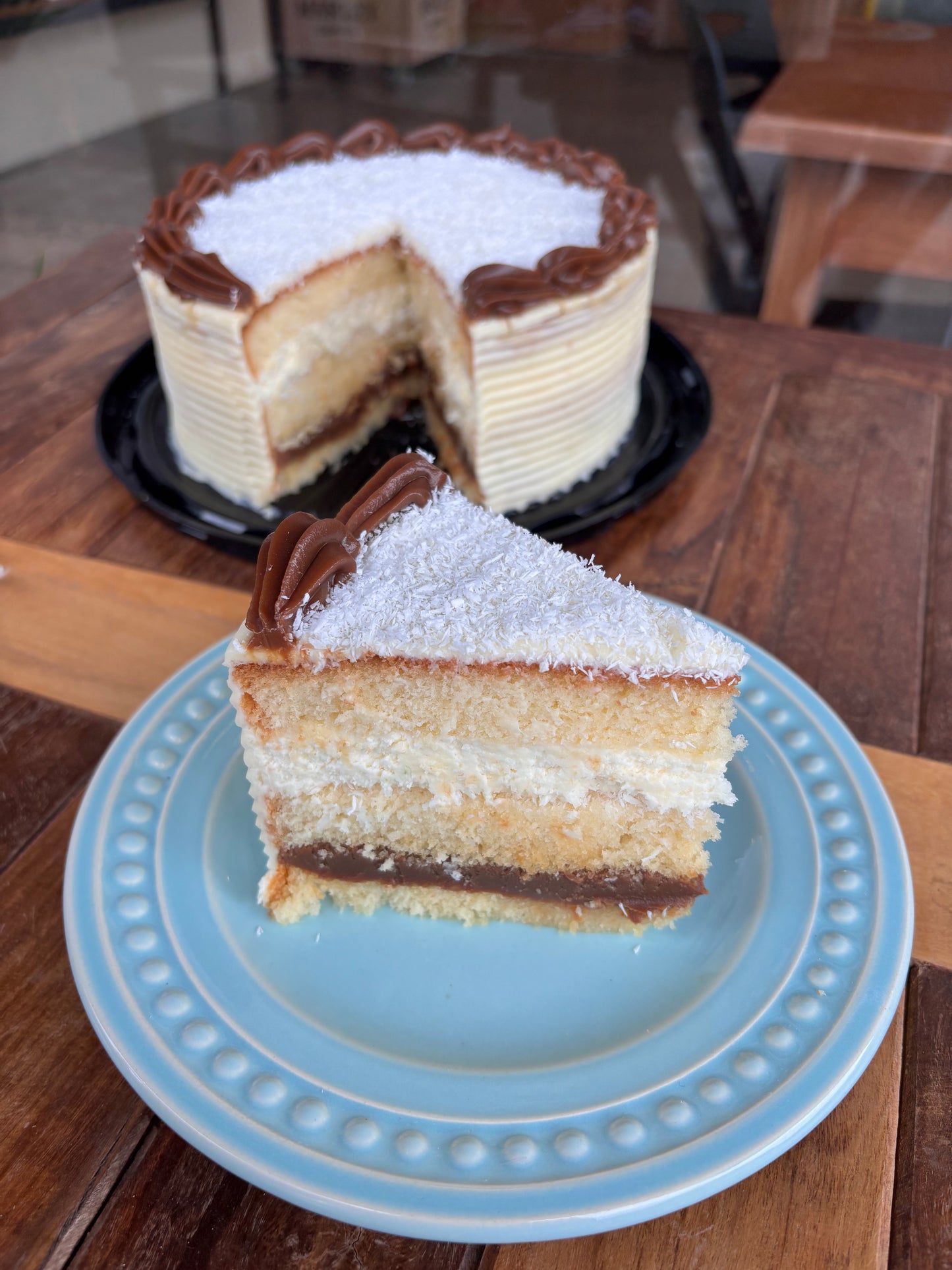 Torta de Coco y Dulce de Leche